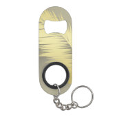 Porte-clé Décapsuleur Palm Tropical d'or feuille (Dos)
