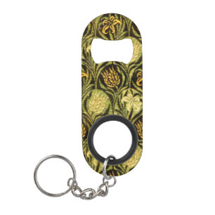 Porte-clé Décapsuleur Papier peint Tulipe et Lys vert de William Morris