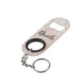 Porte-clé Décapsuleur Parties scintillant (angle arrière)