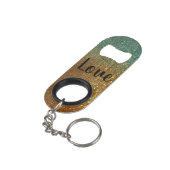 Porte-clé Décapsuleur Parties scintillant (angle arrière)