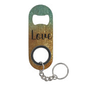 Porte-clé Décapsuleur Parties scintillant (Dos)
