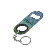 Porte-clé Décapsuleur Parties scintillant (angle arrière)