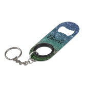 Porte-clé Décapsuleur Parties scintillant (Devant Angle)