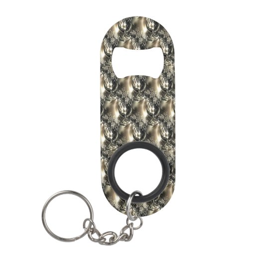 Porte-clé Décapsuleur Perles dorées (Devant)