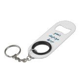 Porte-clé Décapsuleur Personnaliser ou Customiser (Devant Angle)