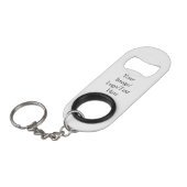 Porte-clé Décapsuleur Personnaliser ou Customiser (Devant Angle)