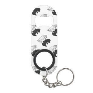 Porte-clé Décapsuleur Petit ours Ours Silhouette Main