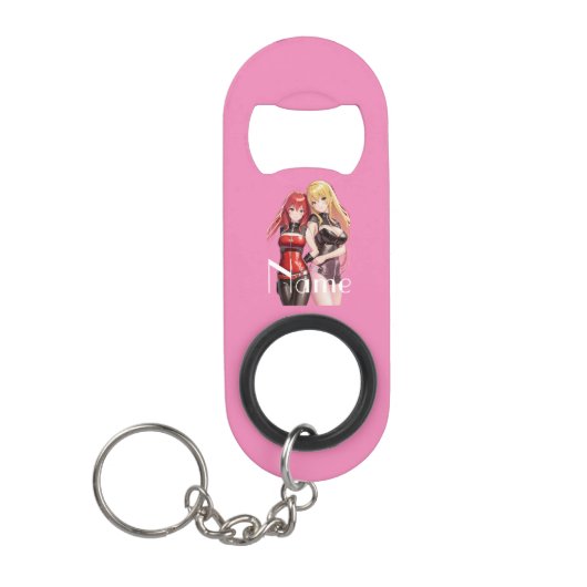 Porte-clé Décapsuleur Petites filles Anime Thunder_Cove (Devant)