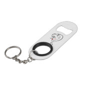 Porte-clé Décapsuleur Photographe féminine (Devant Angle)