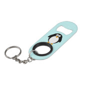 Porte-clé Décapsuleur Pingouin mignon (Devant Angle)