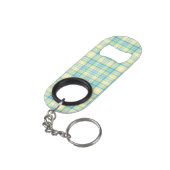 Porte-clé Décapsuleur Plaid en pastel (angle arrière)