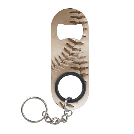 Porte-clé Décapsuleur Points De Baseball (Devant)