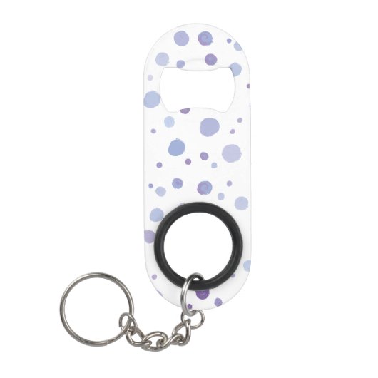 Porte-clé Décapsuleur pois peint à la main (Devant)