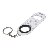 Porte-clé Décapsuleur pois peint à la main (Devant Angle)