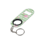 Porte-clé Décapsuleur poney aquarelle (angle arrière)
