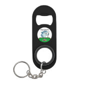 Porte-clé Décapsuleur Pool Shark Billiards Theme  (Devant)