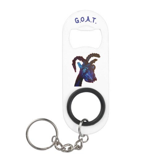 Porte-clé Décapsuleur Porte - clé de chèvre (Devant)