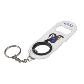 Porte-clé Décapsuleur Porte - clé de chèvre (Devant Angle)