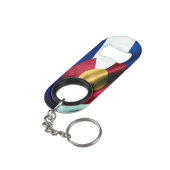 Porte-clé Décapsuleur Porte - clé de l'ouverture de la bouteille de drap (angle arrière)