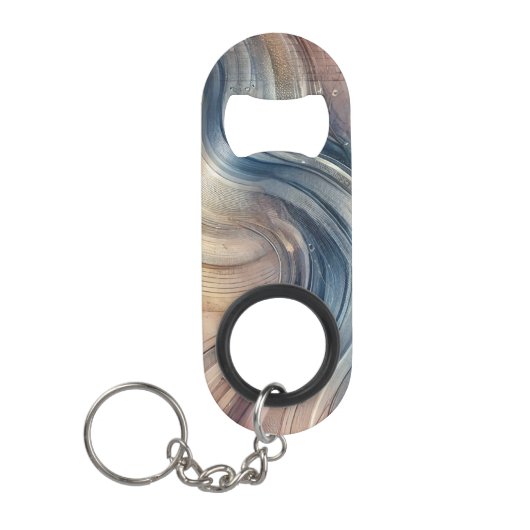 Porte-clé Décapsuleur Porte - clé d'ouverture de bouteille de flux Abstr (Devant)