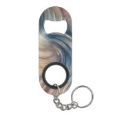 Porte-clé Décapsuleur Porte - clé d'ouverture de bouteille de flux Abstr (Dos)