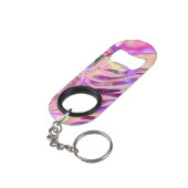 Porte-clé Décapsuleur Porte - clé d'ouverture de la bouteille d'iridesce (angle arrière)
