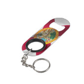 Porte-clé Décapsuleur Porte - clé du drapeau de l'État de Floride (angle arrière)