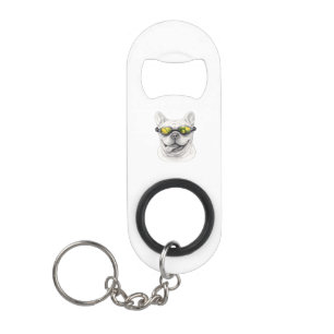 Porte-clé Décapsuleur Porte-clés ouvre-bouteille Bouledogue Français