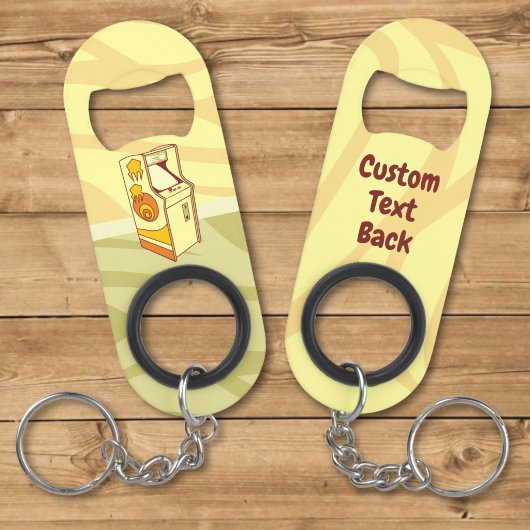 Porte-clé Décapsuleur Porte-clés ouvre-bouteille console de jeu d'arcade