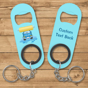 Porte-clé Décapsuleur Porte-clés ouvre-bouteille de lavage de voiture de