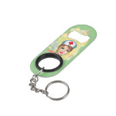 Porte-clé Décapsuleur Porte-clés/ouvre-bouteilles (angle arrière)