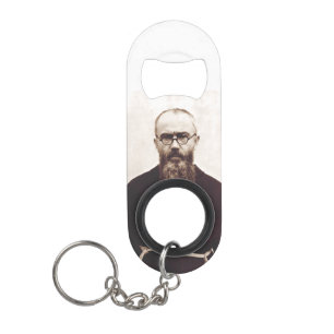 Porte-clé Décapsuleur Prêtre catholique polonais Saint Maximilian Kolbe