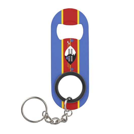 Porte-clé Décapsuleur Pride nationale Eswatini Patriotique (Devant)