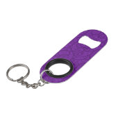 Porte-clé Décapsuleur Purple Paisley (Devant Angle)