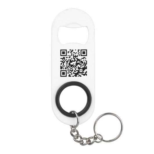 Porte-clé Décapsuleur QR Code Entreprise Logo commercial Promotionnel (Dos)
