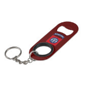 Porte-clé Décapsuleur quatre-vingt-deuxième Ouvreur de bouteille (Devant Angle)