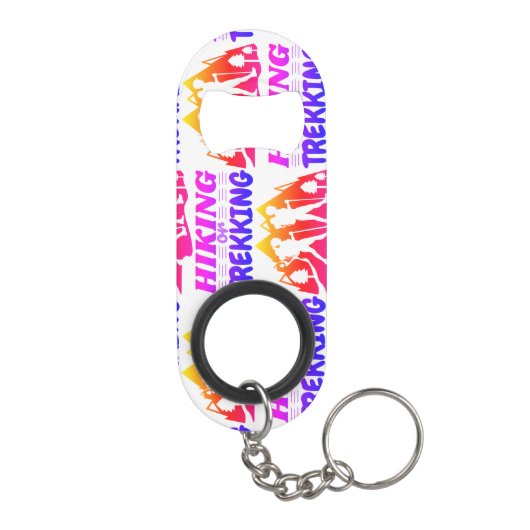 Porte-clé Décapsuleur Randonnée ou trekking (Dos)