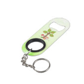 Porte-clé Décapsuleur Renard sous l'arbre (angle arrière)