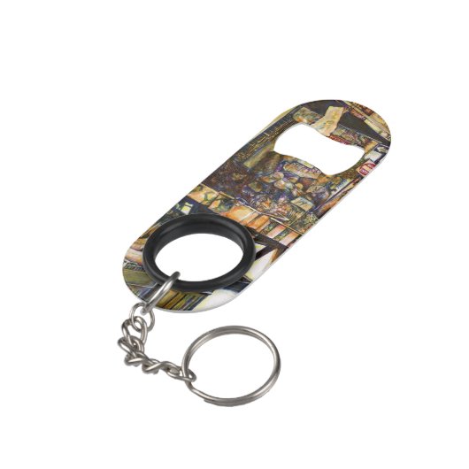 Porte-clé Décapsuleur Rend la créativité plus éclatante (angle arrière)