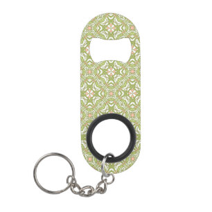 Porte-clé Décapsuleur Rétro arrière - plan coloré 2 de motif