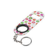 Porte-clé Décapsuleur Rétro motif mignon de pomme (angle arrière)
