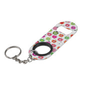 Porte-clé Décapsuleur Rétro motif mignon de pomme (Devant Angle)