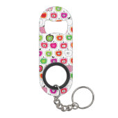 Porte-clé Décapsuleur Rétro motif mignon de pomme (Dos)