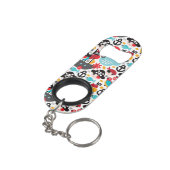 Porte-clé Décapsuleur Rétro navigation d'illustration de pirates (angle arrière)