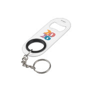 Porte-clé Décapsuleur Retro Vibes Graduation Class de 2025 (angle arrière)