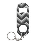 Porte-clé Décapsuleur Rétro zigzag Chevron de motif (Devant)