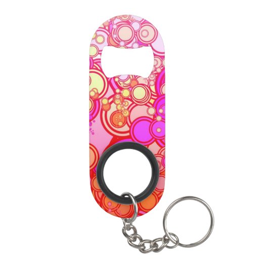 Porte-clé Décapsuleur Rétros cercles (Dos)