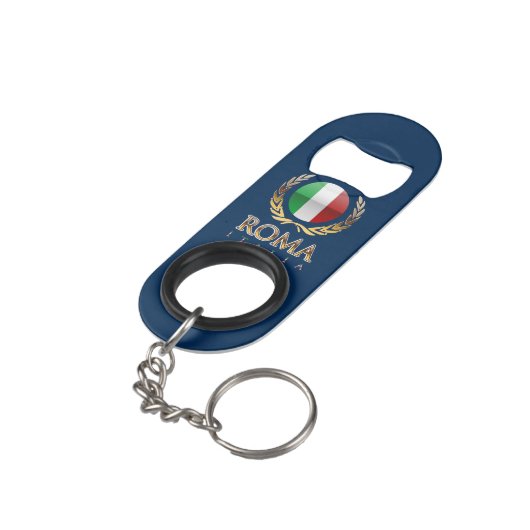 Porte-clé Décapsuleur Rome (angle arrière)