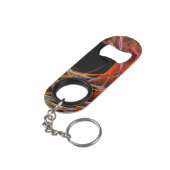 Porte-clé Décapsuleur Rompre le cercle de l'art Abstrait (angle arrière)