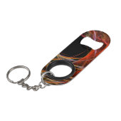 Porte-clé Décapsuleur Rompre le cercle de l'art Abstrait (Devant Angle)